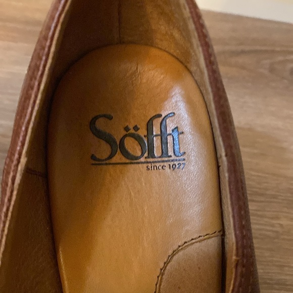 Sofft brown leather T strap heels - Picture 2 of 10